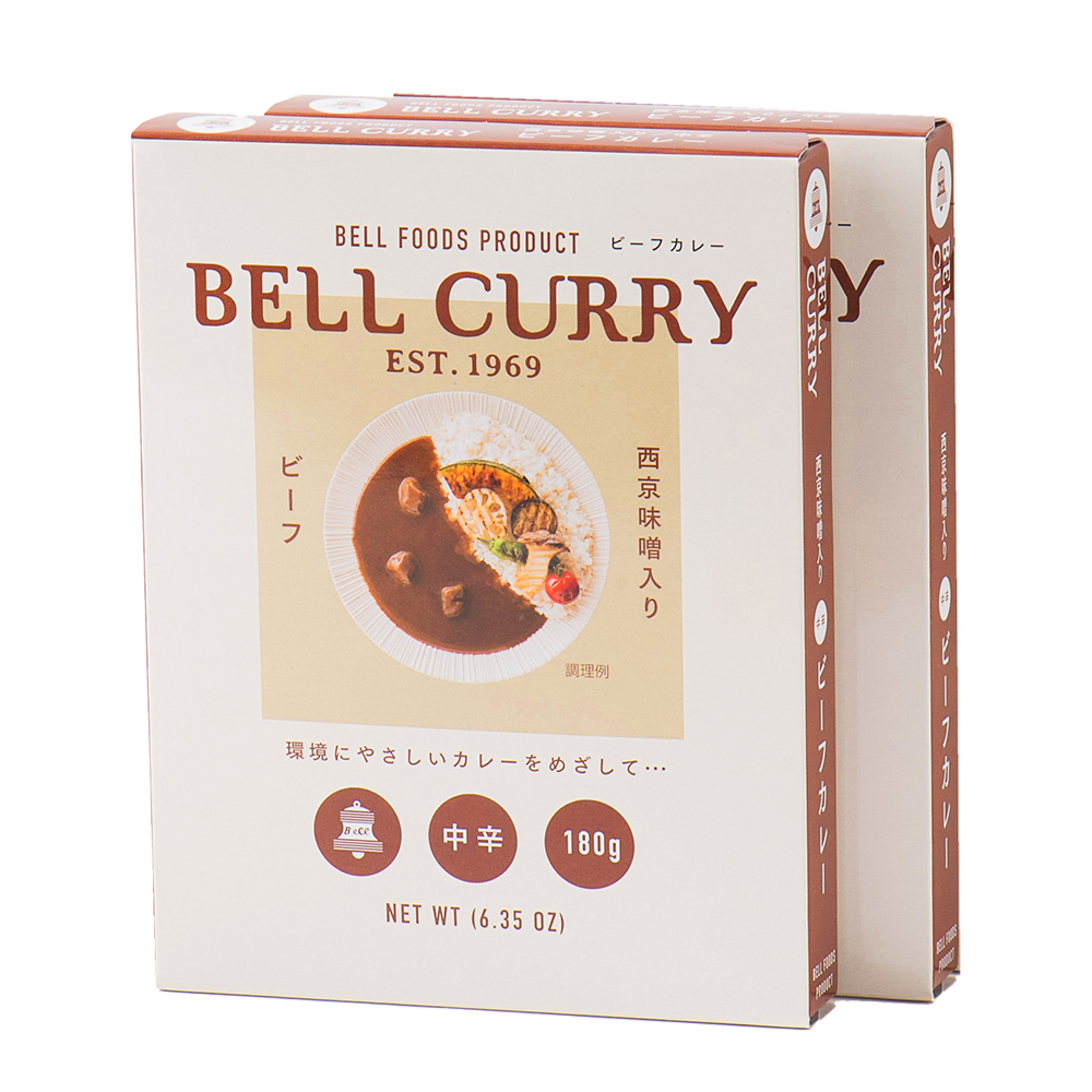 BELL CURRY　 西京味噌入りビーフカレー　180g×２食入